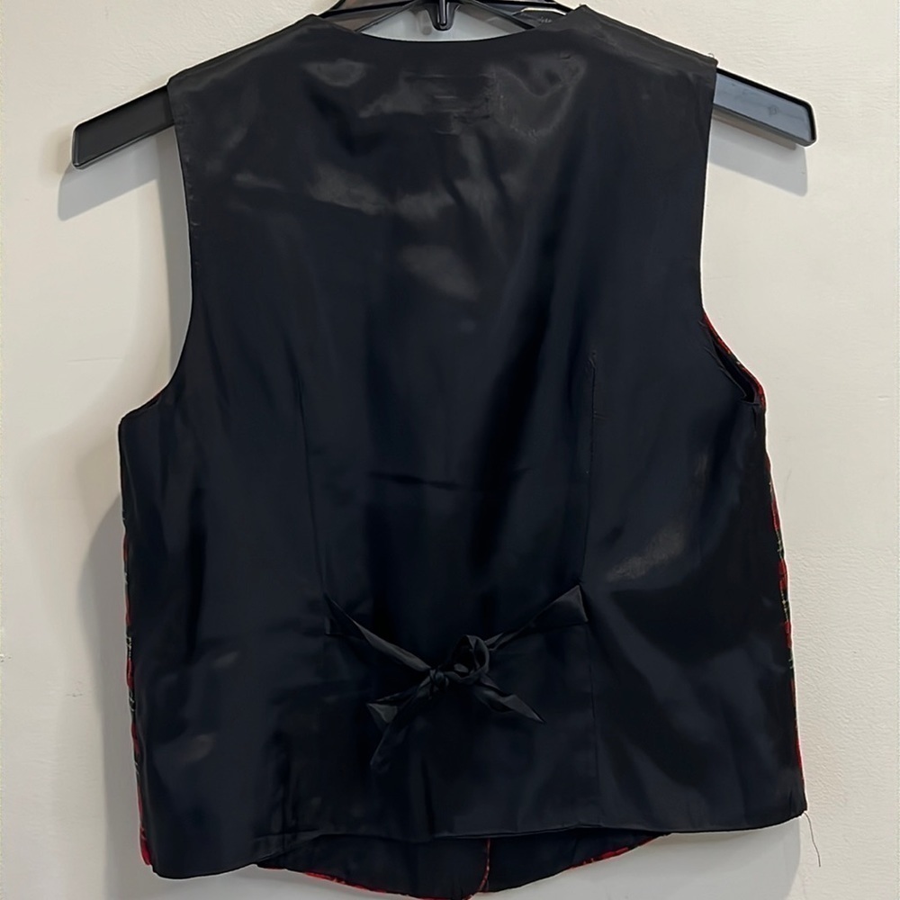 HERMAN Geist plaid vest size M - Picture 3 of 8